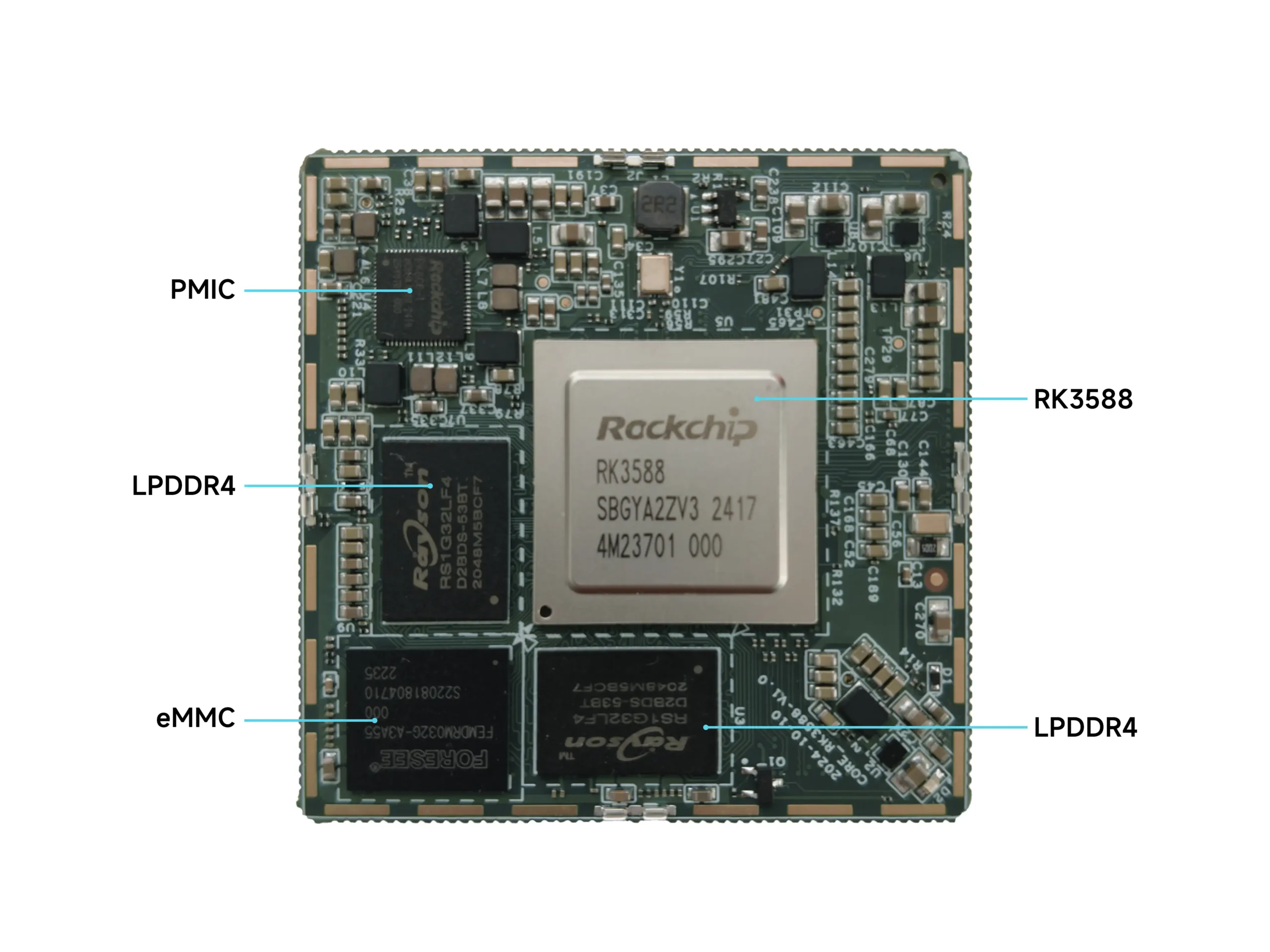 CORE_RK3588_STAMP: Ultra-Compact Industrial-Grade Edge AI Core Board with 8K Power - Image 3